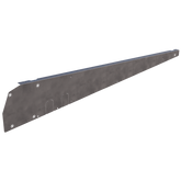 Esdec FlatFix Fusion Wind deflector left, portrait, black- Rubicon UK Shop